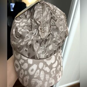 Leopard Print Satin Cap NWT!